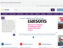 Tablet Screenshot of eurodesk.pl