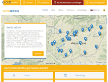 Tablet Screenshot of eurodesk.hu